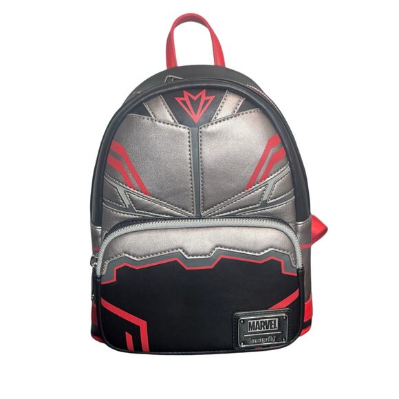 Loungefly Disney Marvel Falcon Folding Wings Cosplay Mini Backpack Bag NWT main image 7